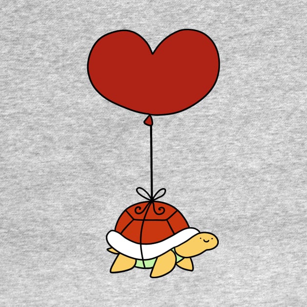 Heart Balloon Turtle by saradaboru